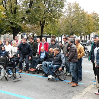 Gruppo di dimostranti