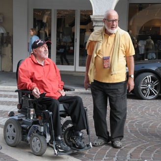 Preparativi per il corteo